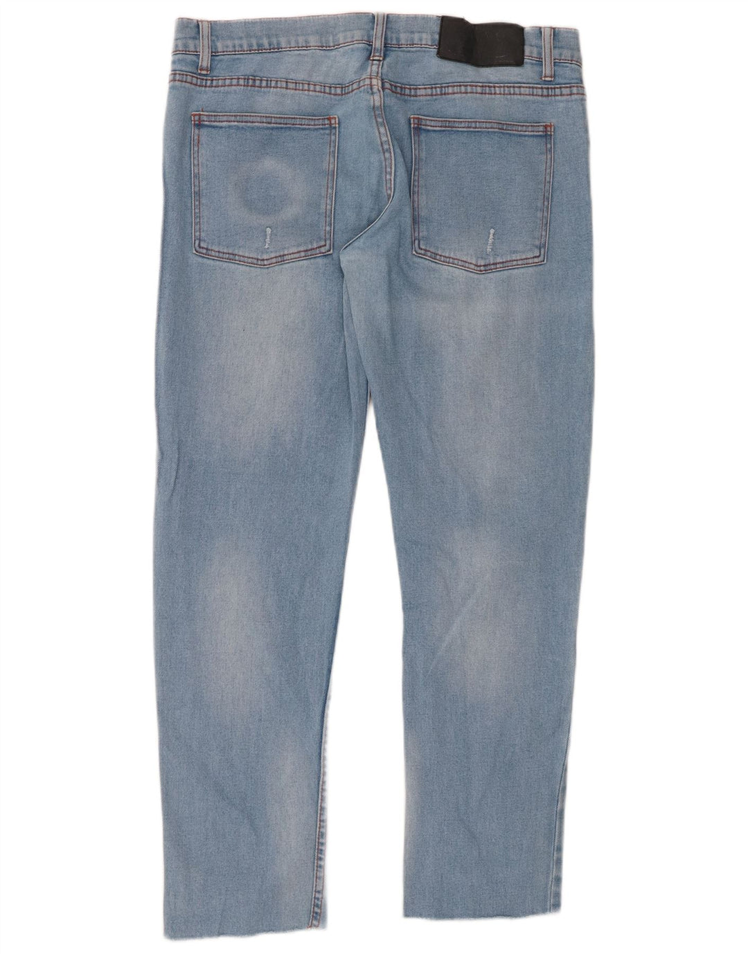 TANIE PONIEDZIAŁEK Męskie jeansy slim w trudnej sytuacji W32 L28 Niebieskie bawełniane