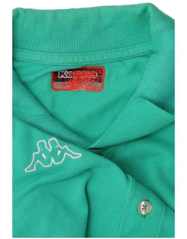 Męska koszulka polo Kappa, duża, zielona