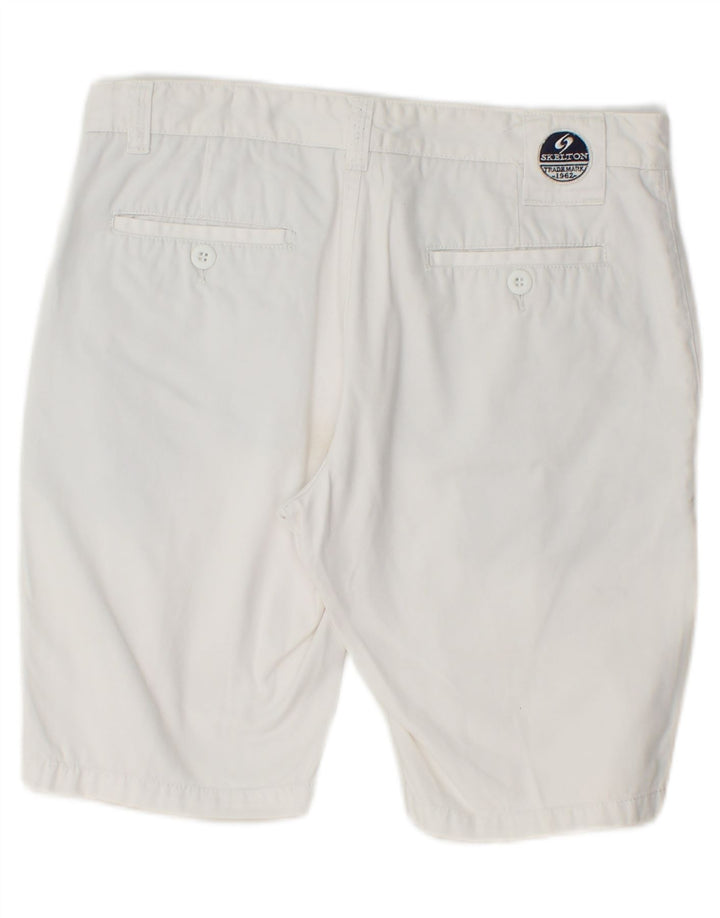 Męskie spodenki chino VINTAGE IT 48 Medium W32 Biała bawełna