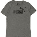 Męski T-shirt z grafiką Puma, mały, szary