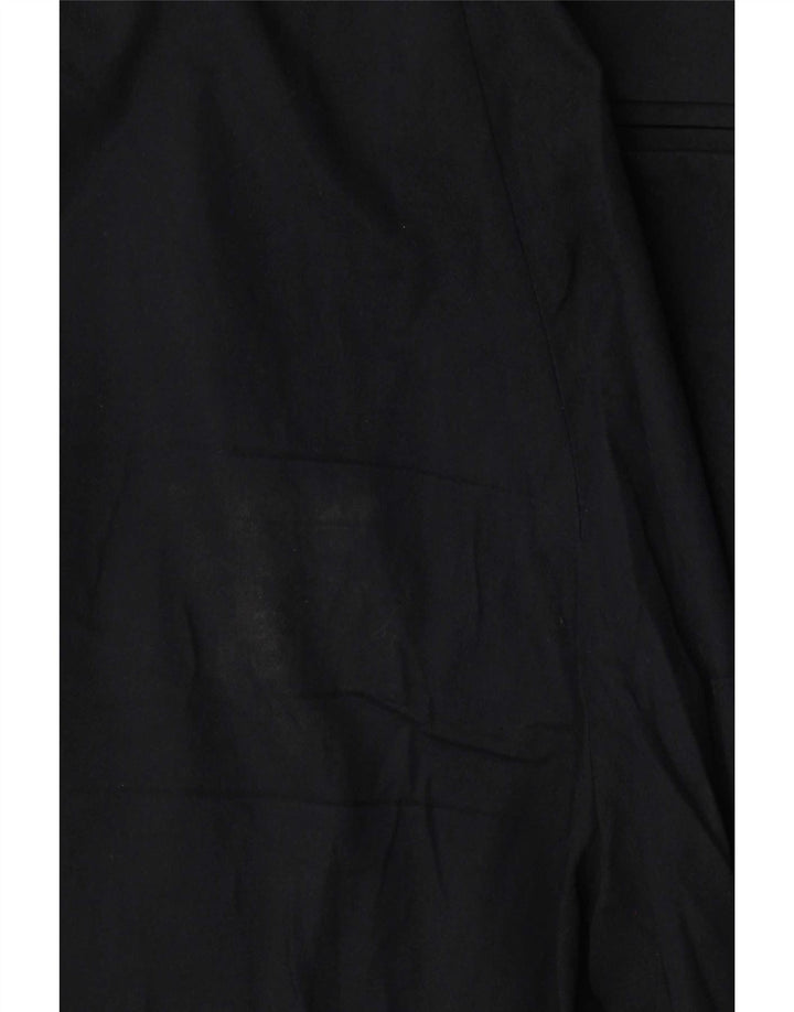 Marks & Spencer Męskie spodnie garniturowe slim fit W36 L31 Granatowo-wełniane