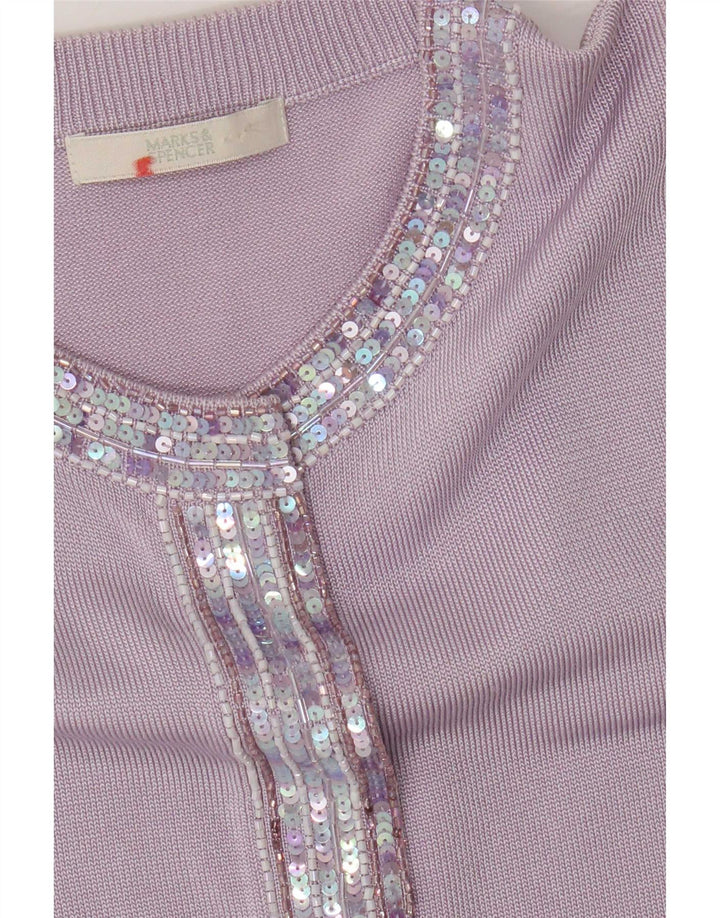 Sweter damski Marks & Spencer UK 10, mały fiolet