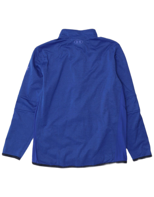 Męska kurtka dresowa UNDER ARMOUR Cold Gear UK 42 XL, niebieska, poliestrowa