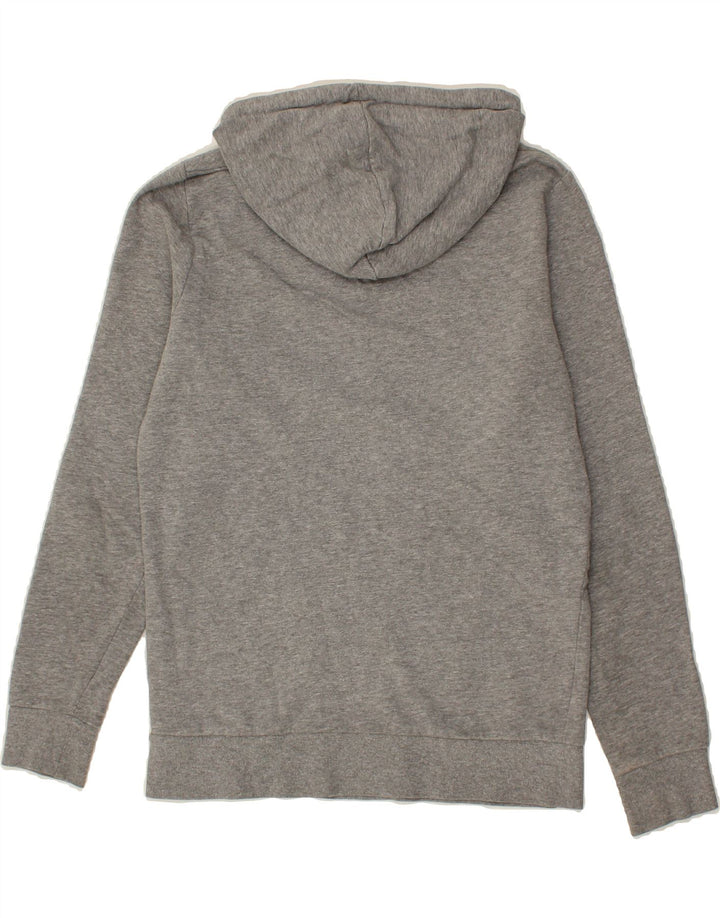 JACK & JONES Mens Graphic Hoodie Jumper Medium Grey Cotton Vintage Jack & Jones and Second-Hand Jack & Jones from Messina Hembry 