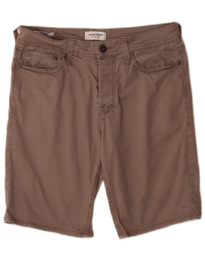 Męskie spodenki codzienne Jack & Jones, małe W29, szare, bawełniane