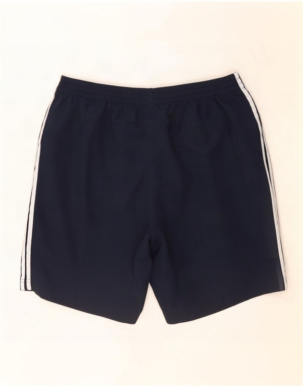Męskie spodenki sportowe Adidas XL granatowe, poliestrowe