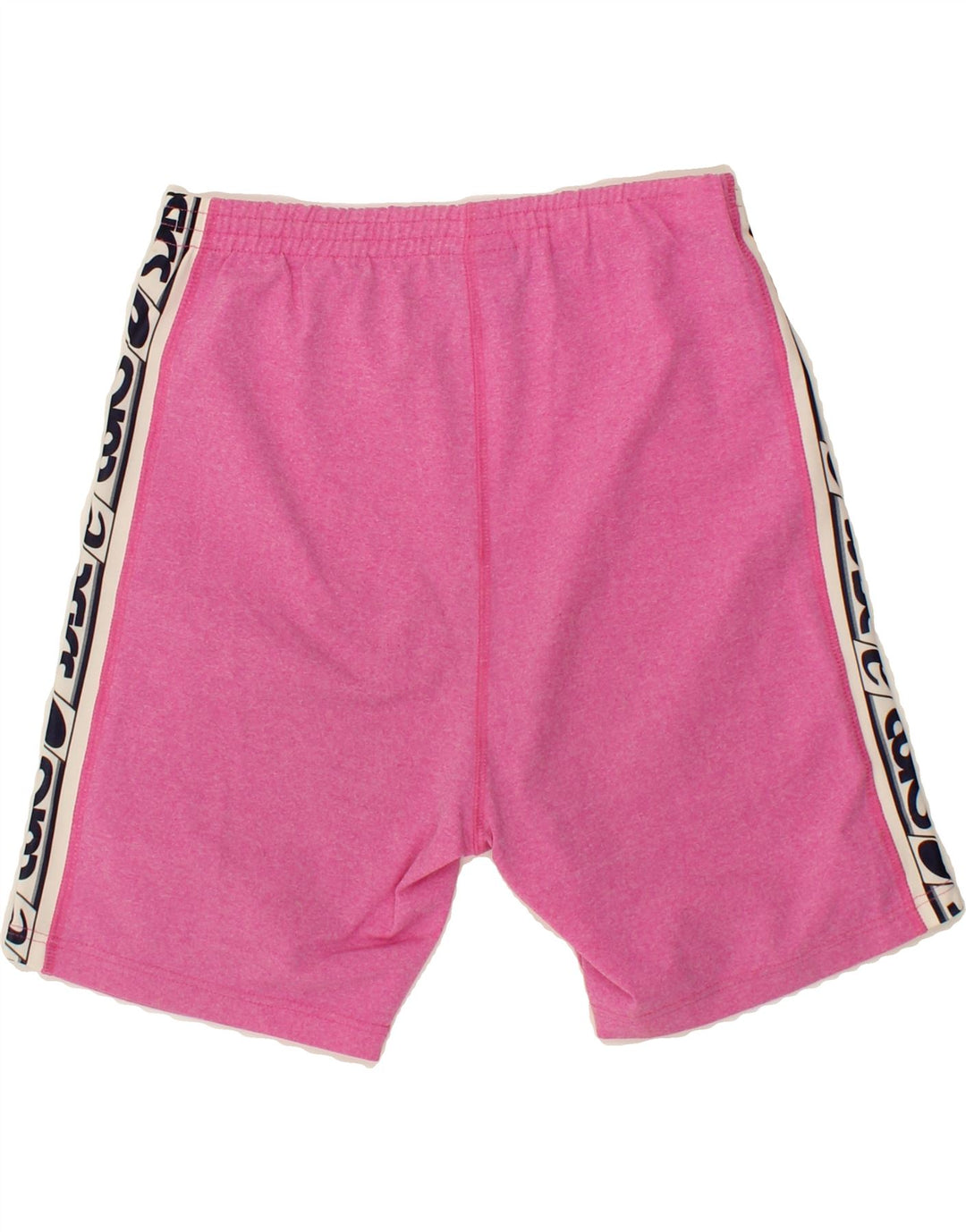 ASICS Womens Graphic Sport Shorts UK 12 Medium Pink Colourblock Polyester Vintage Asics and Second-Hand Asics from Messina Hembry 