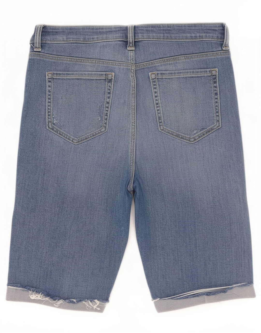 Marks & Spencer Damskie Bermudy w trudnej sytuacji UK 12 Medium W30 Niebieskie