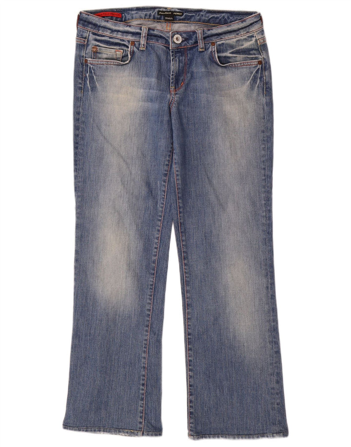 Guess Damskie Proste Dżinsy W31 L28 Niebieskie Bawełniane