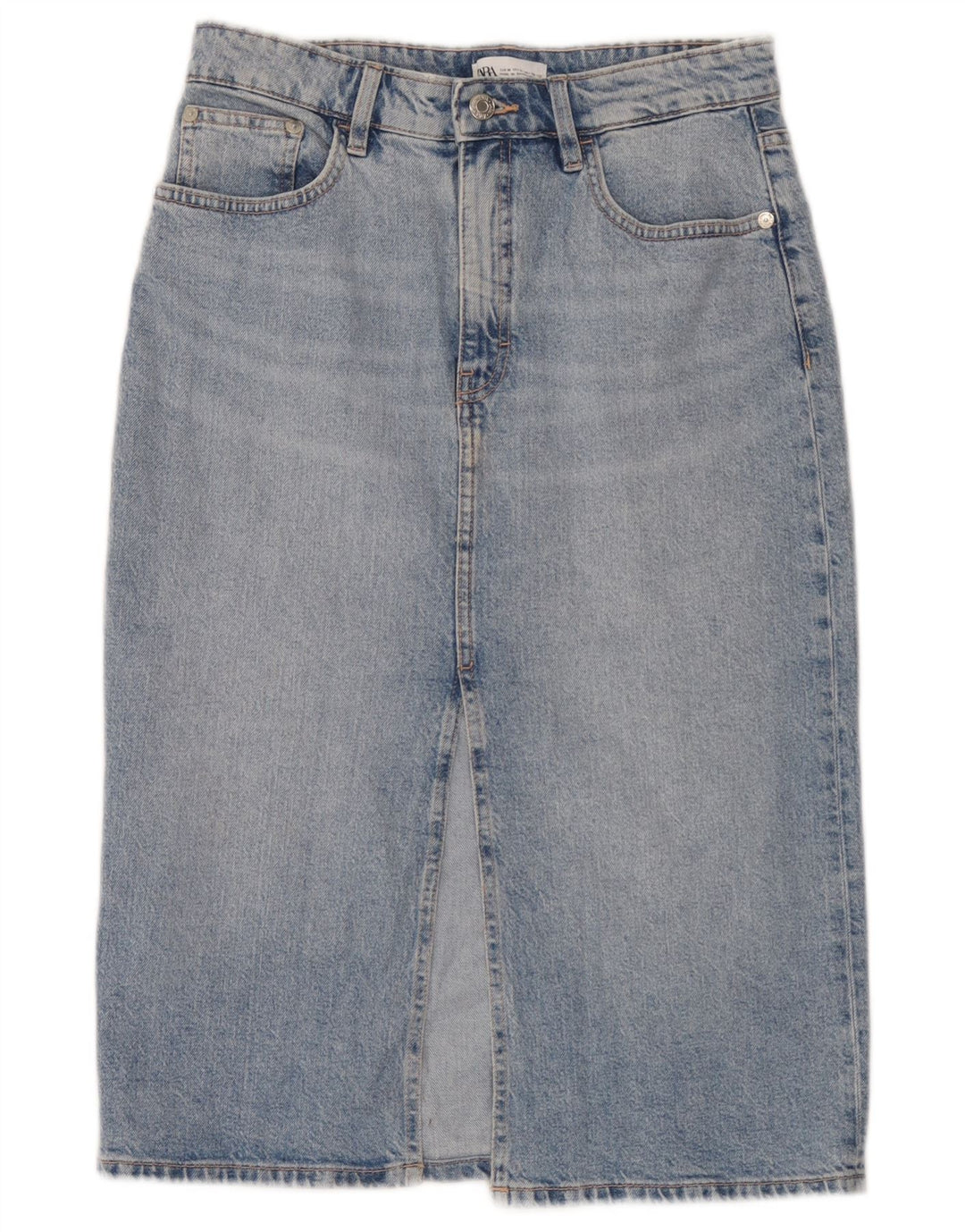 Spódnica jeansowa damska Zara Medium W28 niebieska