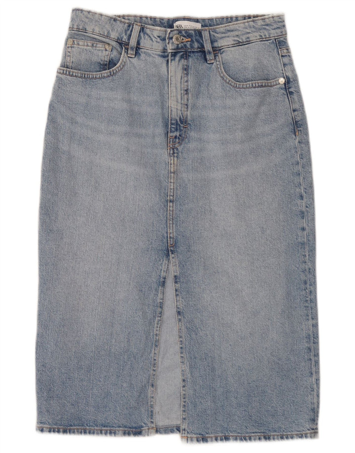 Spódnica jeansowa damska Zara Medium W28 niebieska
