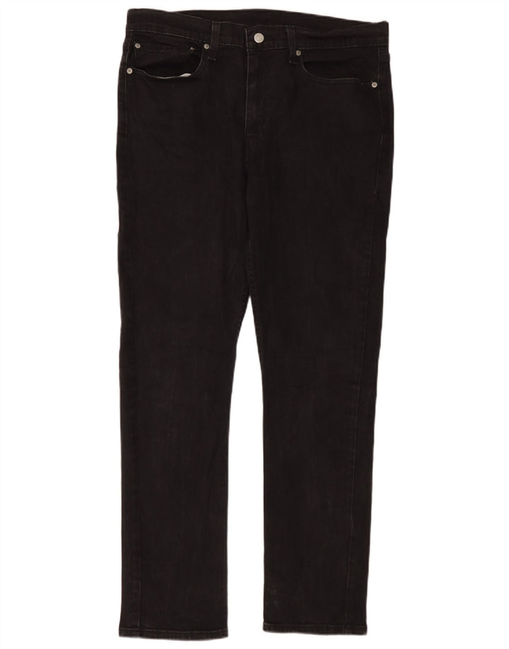 Męskie jeansy Levi's 511 Slim W36 L32 Czarna bawełna