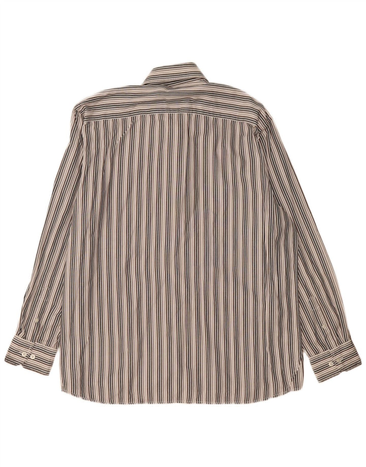 Koszula męska LERROS 2XL Szara, bawełniana w paski