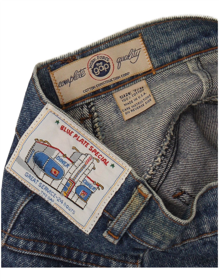 Spódnica jeansowa Gap dziewczęca 7-8 lat W24 niebieska bawełniana