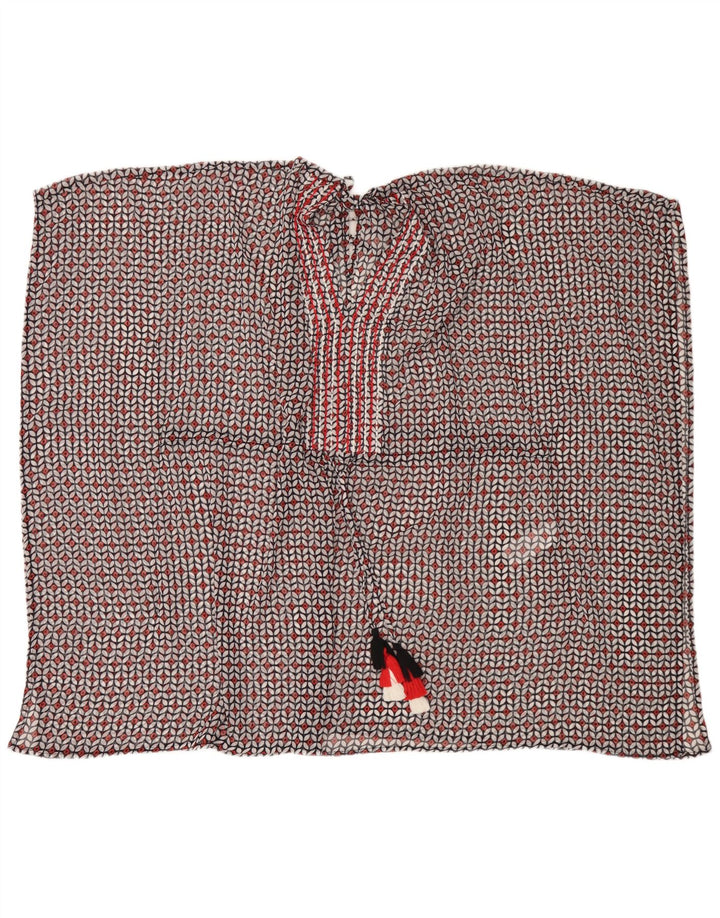 Crew Clothing Damska prześwitująca sukienka w jednym rozmiarze, wielokolorowa, geometryczna