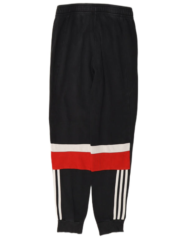 Adidas Chłopięce Spodnie Dresowe Joggery 13-14 Lat Czarna Bawełna z blokami kolorów