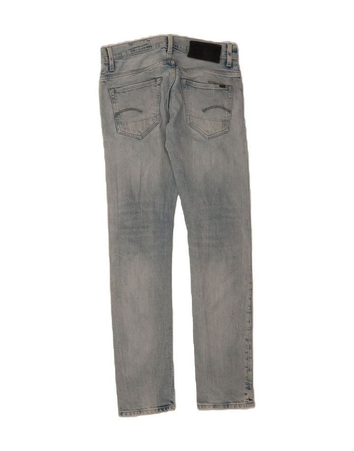 G-STAR Mens 3301 Distressed Slim Jeans W29 L32 Blue Cotton Vintage G-Star and Second-Hand G-Star from Messina Hembry 