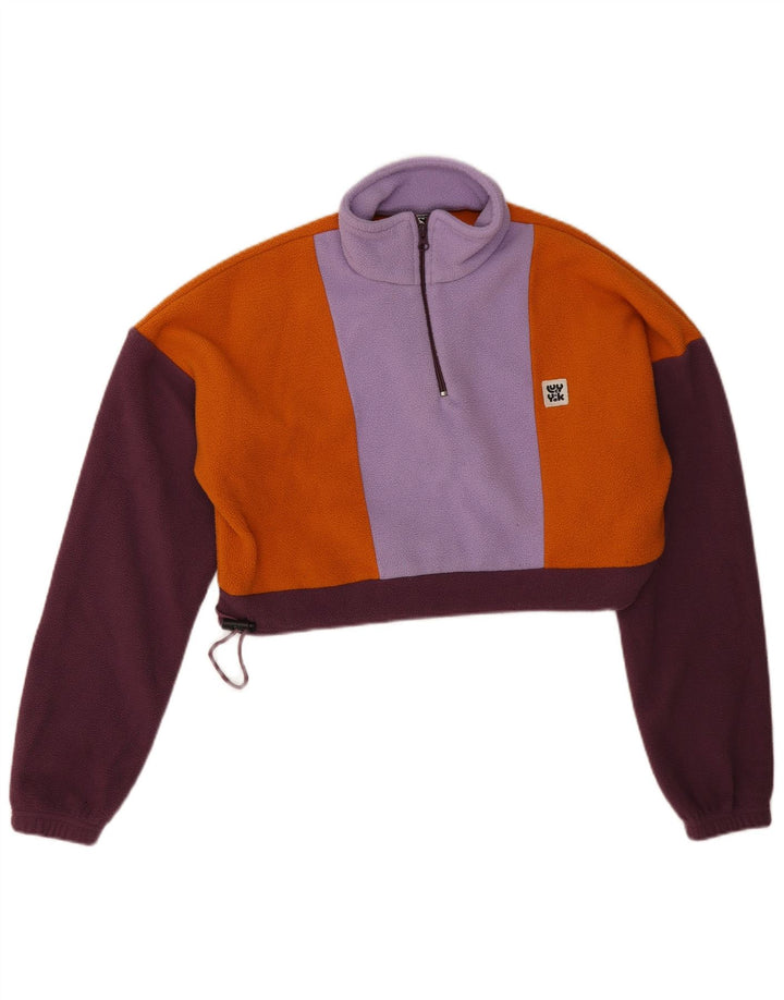 Damski sweter oversize z polaru Lucy & Yak, UK 10, mały, wielokolorowy