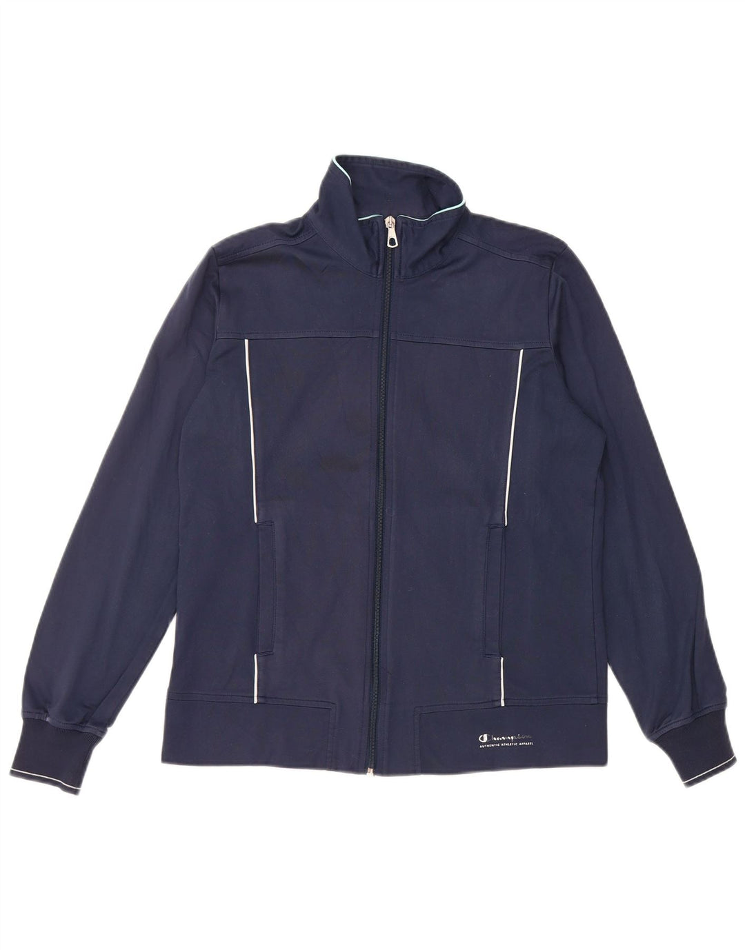 Kurtka damska CHAMPION Easy Fit dresowa UK 10, mała, granatowa