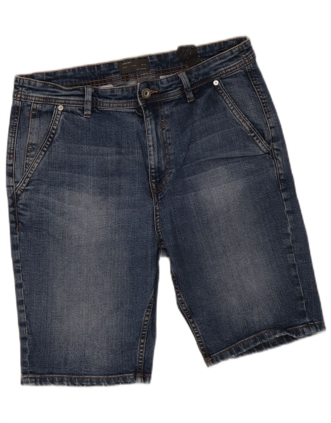 Męskie spodenki jeansowe Zara EU 42 Large W32 Blue