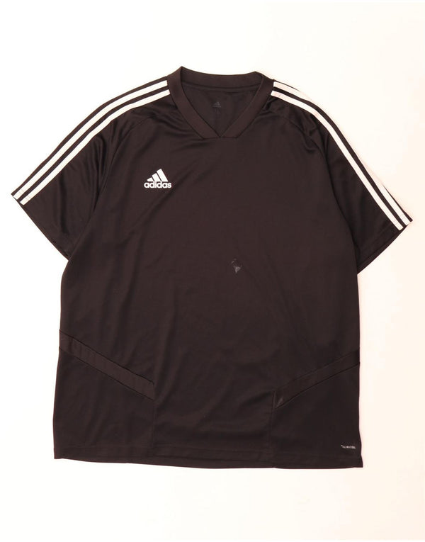 Adidas Męska koszulka Climacool Top XL Czarny poliester