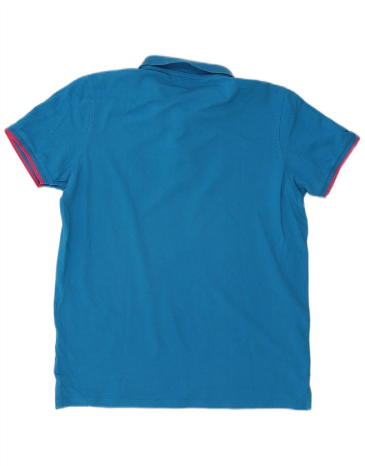 US POLO ASSN. Męska koszulka polo duża niebieska