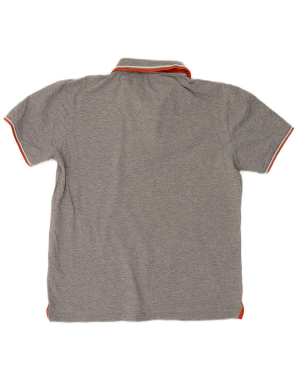 Męska koszulka polo Champion Heritage Fit, duża, szara, bawełniana
