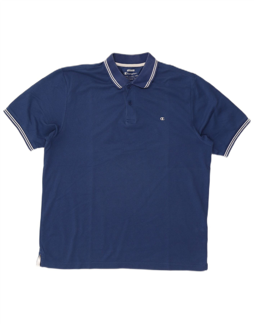 Męska koszulka polo Champion Easy Fit, duża, niebieska, bawełniana