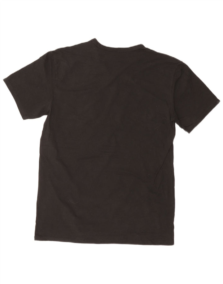 CALVIN KLEIN Męski T-shirt Top, duży, czarny, bawełniany