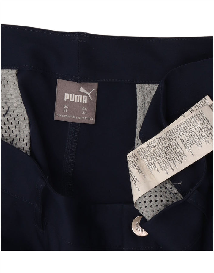 Męskie spodenki Chino Puma W38 XL Granatowy poliester