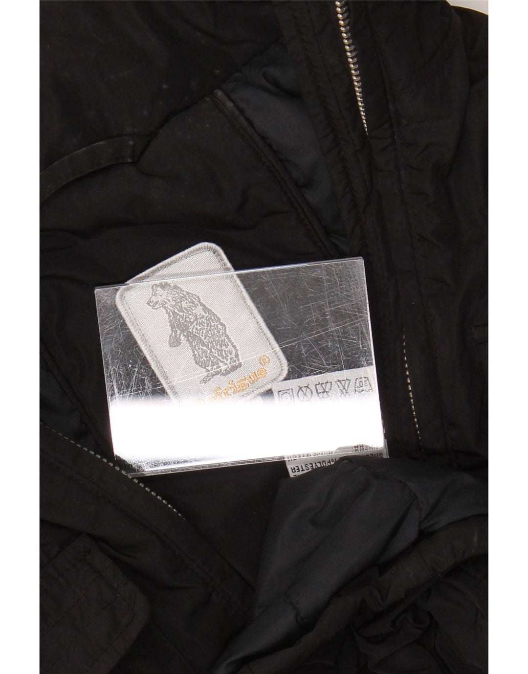 Damska kurtka wiatrówka Refrigue UK 12, średni czarny poliester