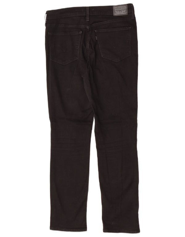 Damskie jeansy Levi's 312 Shaping W29 L30 Czarna bawełna