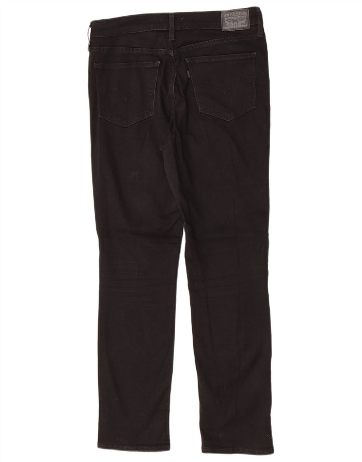 Damskie jeansy Levi's 312 Shaping W29 L30 Czarna bawełna
