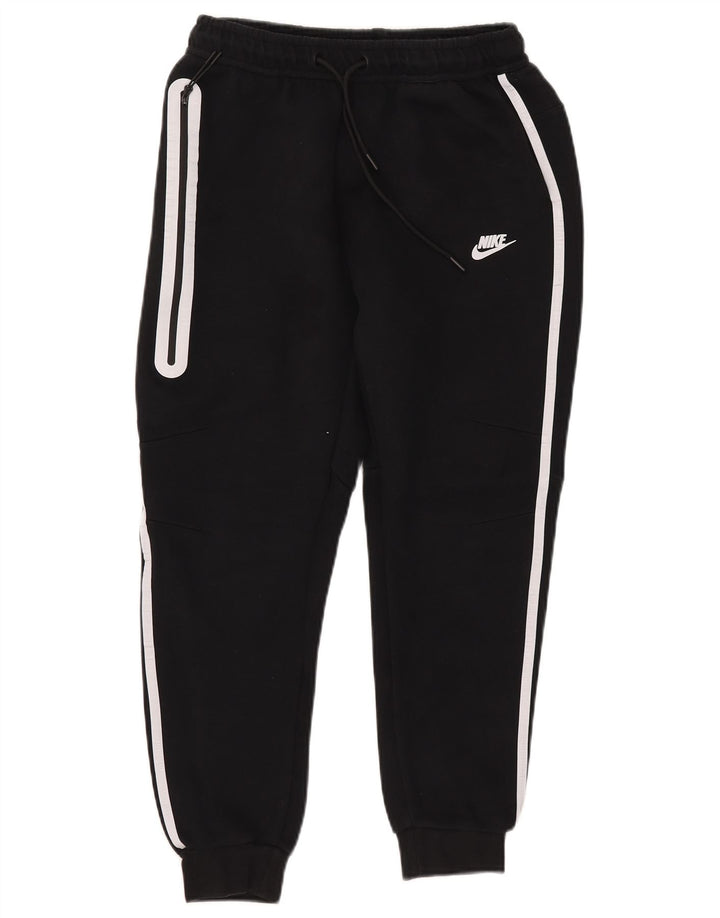 Męskie spodnie dresowe Nike, duże, czarne, bawełniane