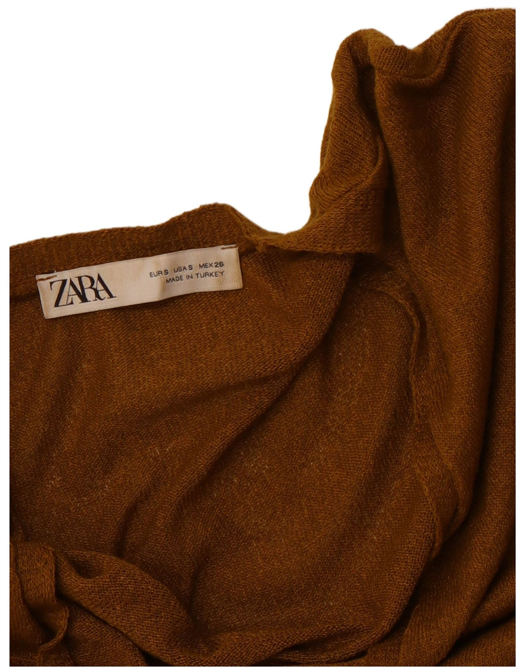 Damski sweter oversize ZARA UK 10 Small Brown