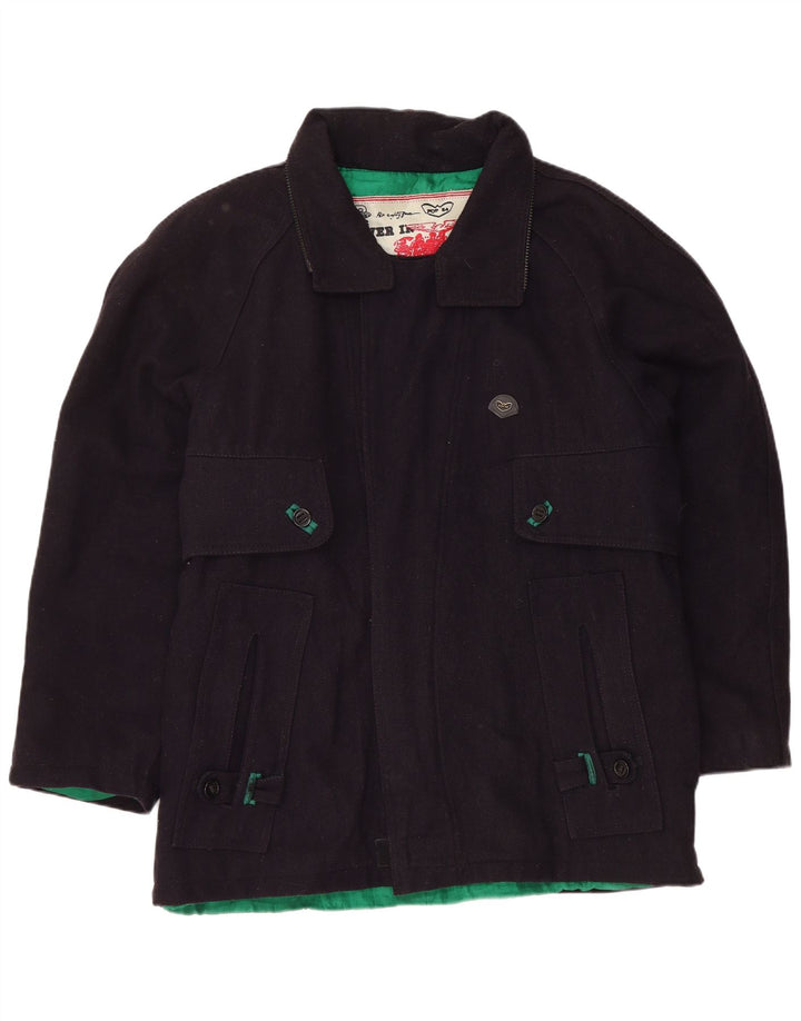 Kurtka męska Utility Vintage UK 40, duża, granatowa