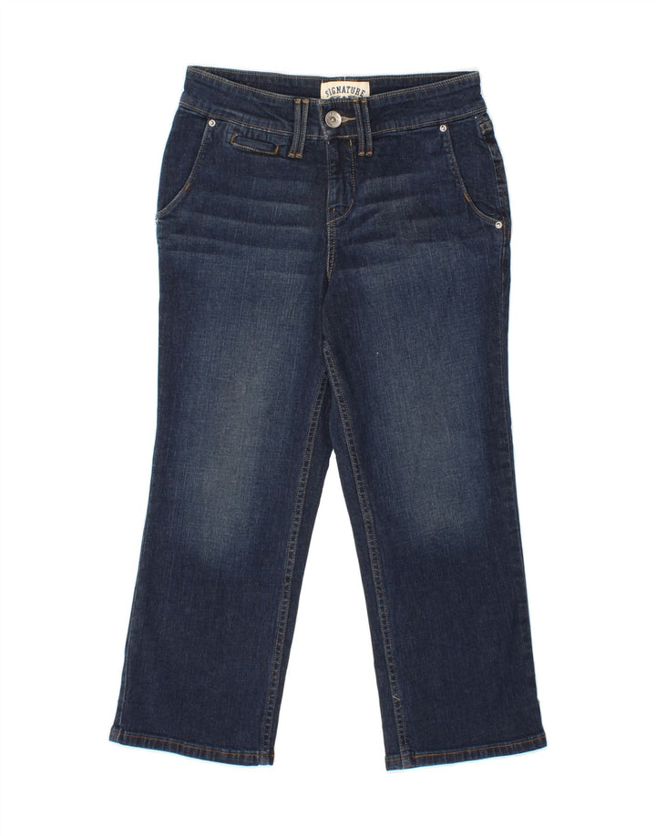 SIGNATURE BY LEVI'S Womens Straight Jeans W28 L23  Blue Vintage Signature By Levi's and Second-Hand Signature By Levi's from Messina Hembry 