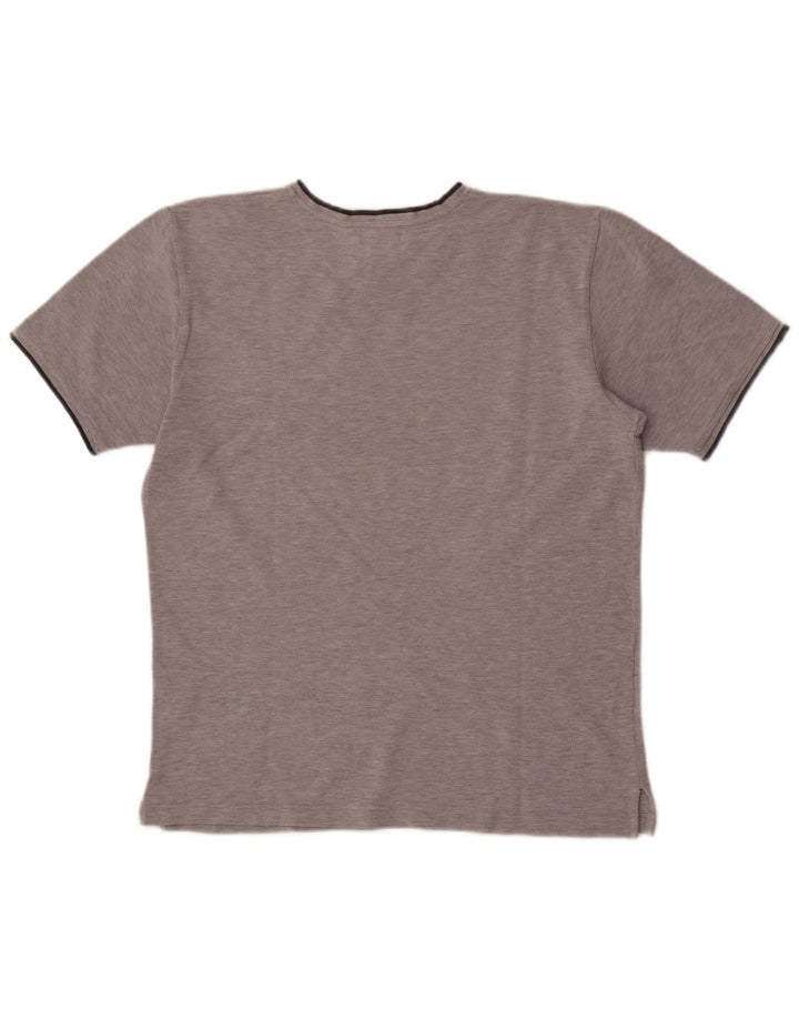 Męska koszulka T-shirt Ralph Lauren, średnia, szara, bawełniana nakrapiana