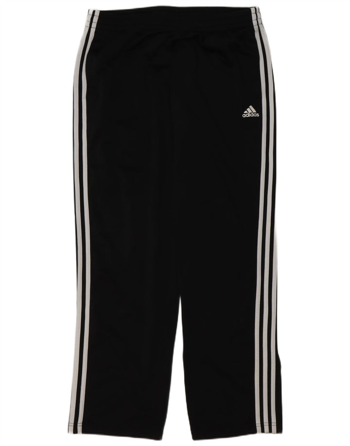 ADIDAS Mens Tracksuit Trousers Large Black Polyester