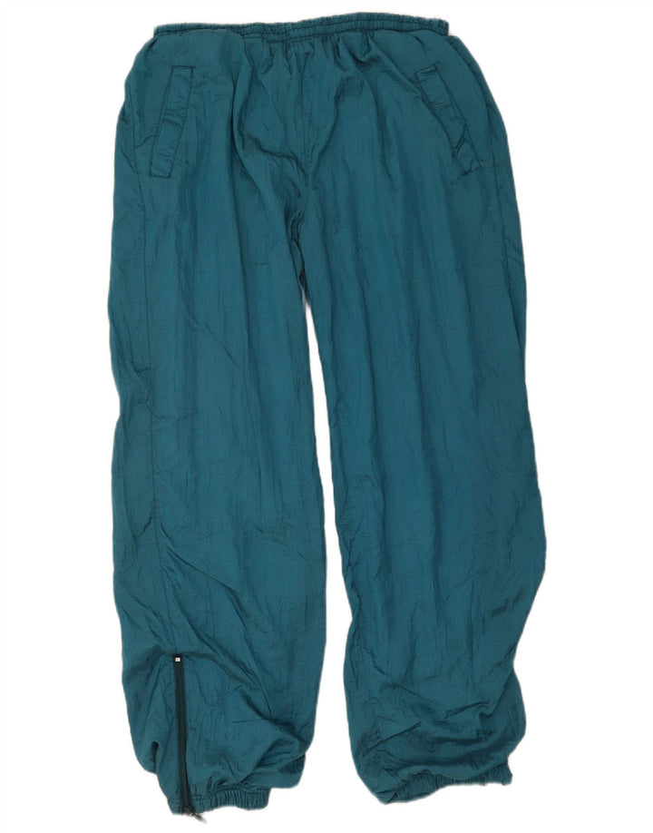 Vintage męski luźny krój, pełny dres IT 48/50, średni niebieski, blok kolorów