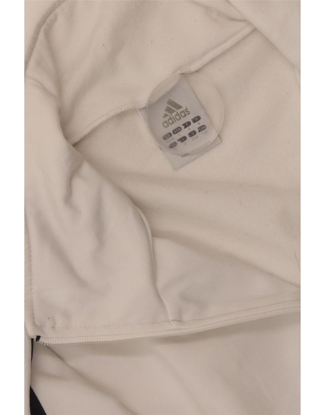 Męska kurtka dresowa ADIDAS UK 44/46, duża biała