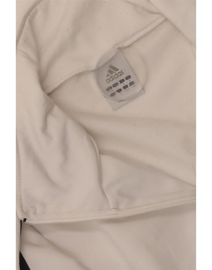 Męska kurtka dresowa ADIDAS UK 44/46, duża biała