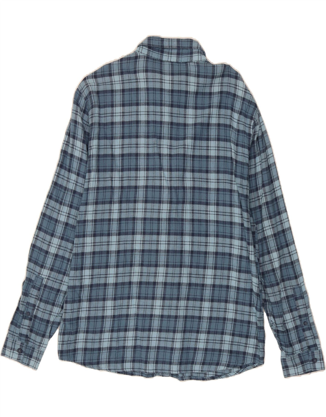 OAKLEY Mens Regular Fit Flannel Shirt XL Blue Check Cotton Vintage Oakley and Second-Hand Oakley from Messina Hembry 