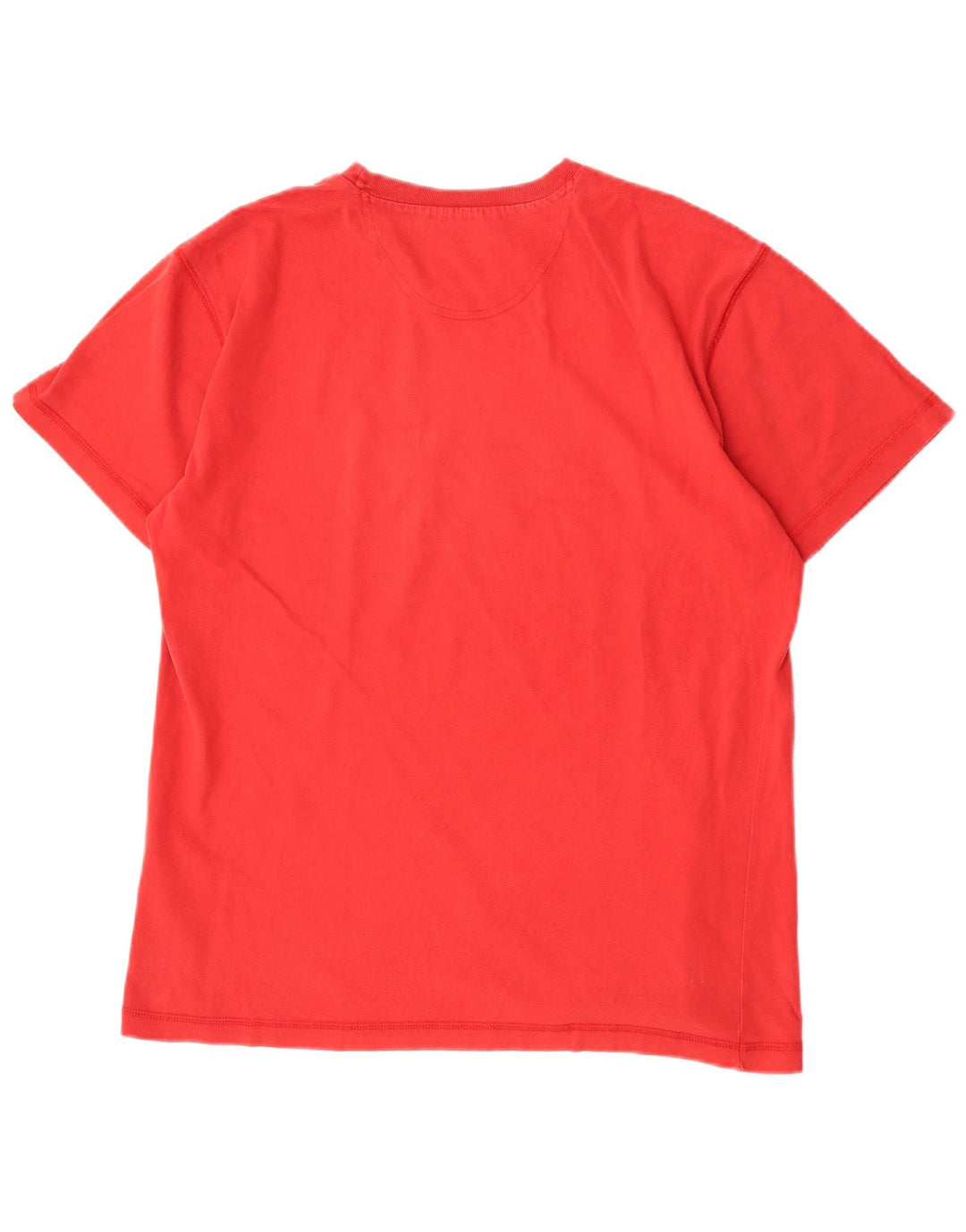 Męski T-shirt Champion z grafiką, duży, czerwony, bawełniany