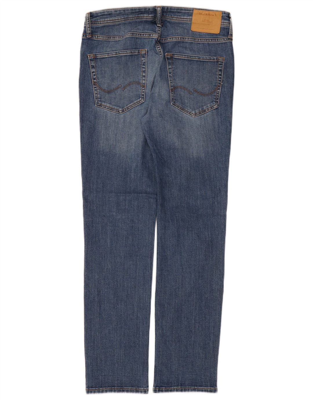 Męskie proste dżinsy Jack & Jones W30 L32 Niebieskie bawełniane
