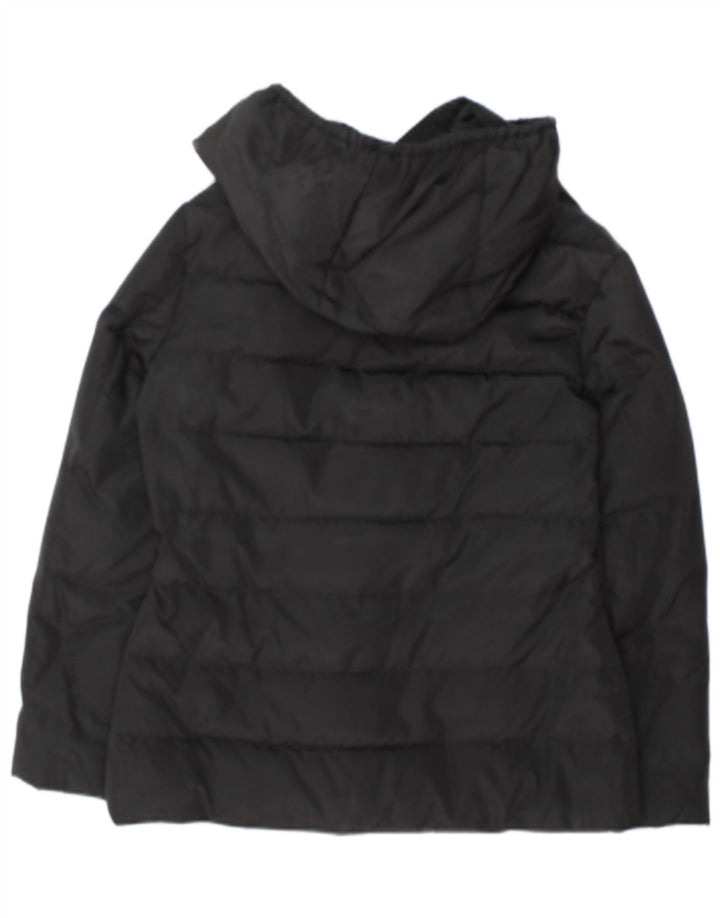 Damska ocieplana kurtka z kapturem Armani EU 44 XL, granatowa, poliester