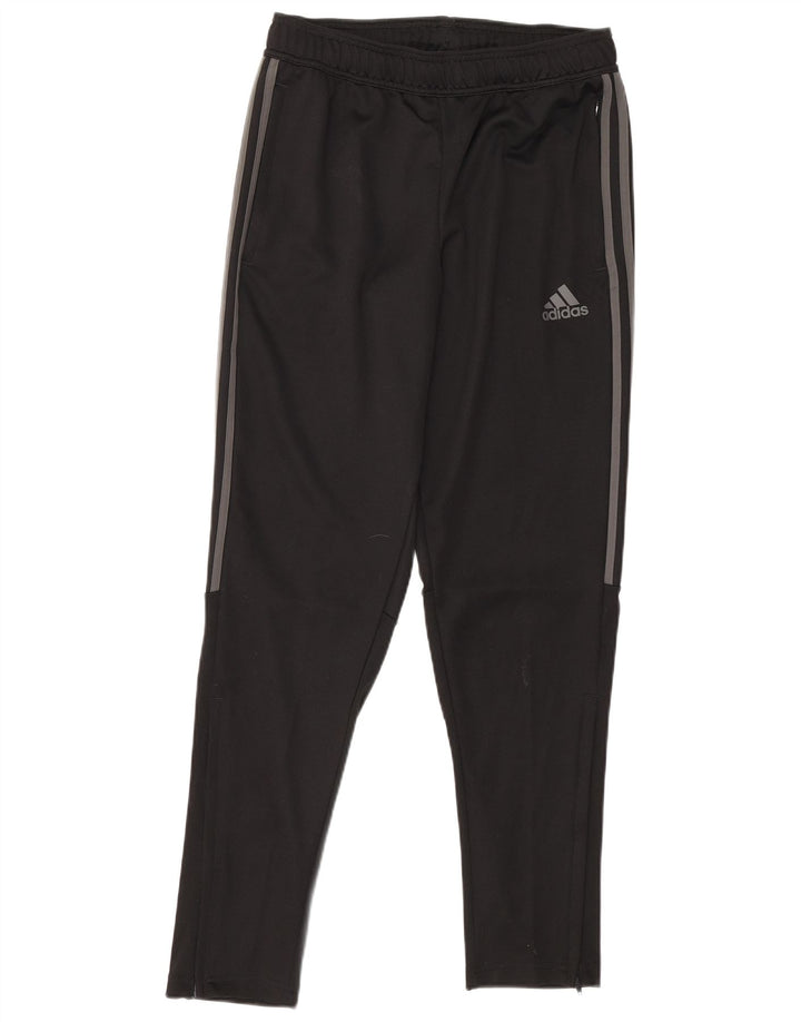 Męskie spodnie dresowe Adidas Aeroready, średni czarny poliester
