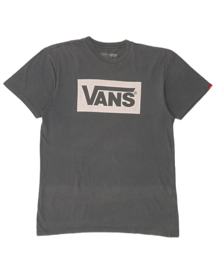 Męski T-shirt Vans Classic Graphic, duży, szary