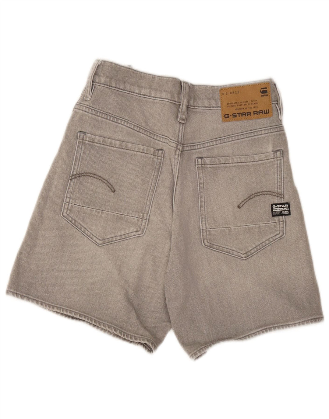 Damskie spodenki jeansowe G-Star W28 Średnioszare, bawełniane