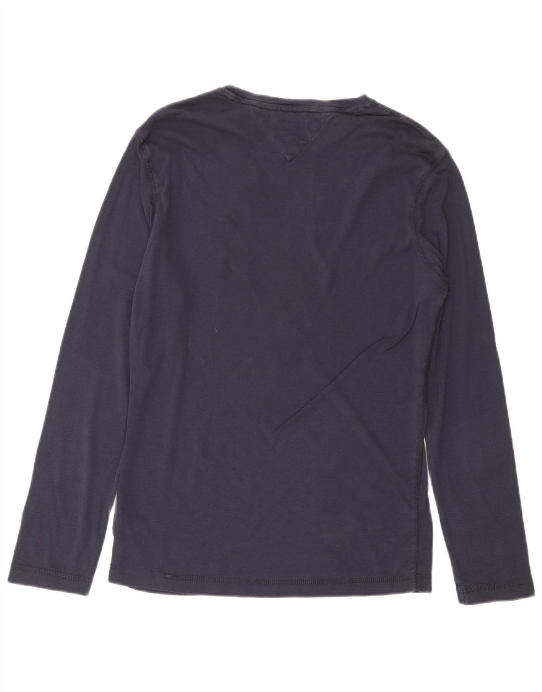 TOMMY HILFIGER Męski top z długim rękawem, średni, granatowy, bawełniany
